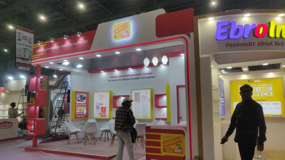Babus-LaxmiNarayan-Best-Chiwda-Pvt.-Ltd.-IndusFood-Expo-Booth-Design